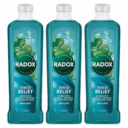 Radox Mineral Therapy Bath Soak Stress Relief, Rosemary 3x1L