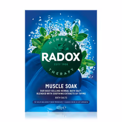 Radox Mineral Therapy Muscle Soak Herbal Bath Salt 400g, 3 Pack