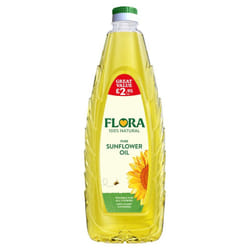 Flora Pure Sunflower Oil 1 Litre ( Pack of 8 )