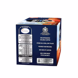 NESCAFÃ Original Instant Decaffeinated Coffee Stick Packs, Box of 200