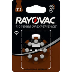 Rayovac 04607 745 418 household battery Single-use battery 312, PR41 Zinc-Air