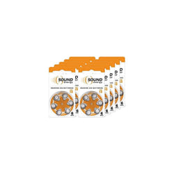 Sound Energy Hearing Aid Batteries, Size 13, Pack of 60 - Amazon Exclusive