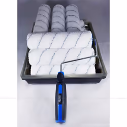 Harris 22 Piece Painting Set Paint Grip 10" Roller +Frame Tray +Inserts +Sleeves
