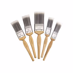 Harris Platinum Wooden Handle Synthetic Brush Sets 5 Pack
