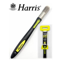 Harris Gel Round Sash Brush 21mm Wide Corner Bristle Furniture Chalk Paint Brush