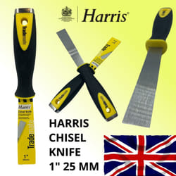 Harris Chisel Knife 1" 25mm Heavy Duty Paint Scraper Tool Blade Stainless Steel