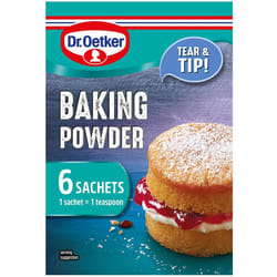 Dr. Oetker Baking Powder Sachets, 6 each