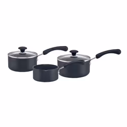 Prestige Super Tough Easy Clean Saucepan Set Non Induction Cookware - Pack of 3