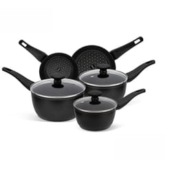Prestige Thermo Smart Non Stick Pots and Pans Set | 5 Pce Induction Hob Pan Set