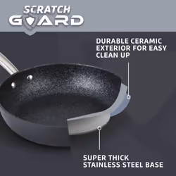 Prestige Scratch Guard Frying Pan Set Non Stick Induction Cookware - Pack of 2
