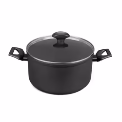 Prestige Stockpot in Aluminium with Dimpled Surface and Steel Base - 24cm / 5.7L