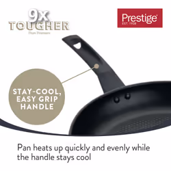 Prestige 9x Tougher Pancake Pan 24cm Non Stick Frying Pan Induction Pans