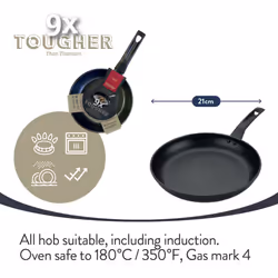 Prestige Frying Pans in Aluminium Non Stick Cookware Set, 21 & 29 cm - Pack of 2