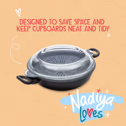 Prestige Wok Pan with Silicone Insert 4 in 1 Non Stick Cookware Set - 26 cm - Additional view 4