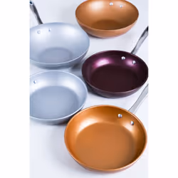 Prestige Prism Fry Pan in Silver Aluminium - Induction Suitable Cookware - 30 cm