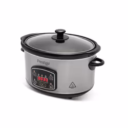 Prestige Digital Slow Cooker Stainless Steel Small Kitchen Appliance - 5.5 L