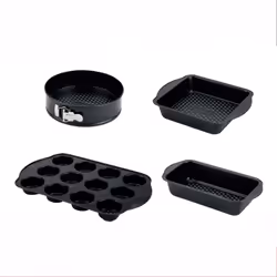 Prestige Aerolift Baking Pan Set Non Stick Bakeware Sturdy Cake Tins - Pack of 4