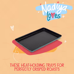 Prestige Nadiya Oven Tray Large Teal Baking Sheet Non Stick Bakeware - 10 x 15"