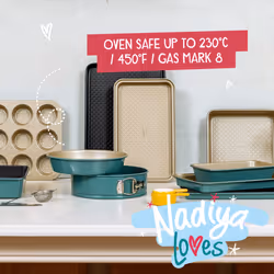 Prestige Nadiya Roast & Bake Tin in Teal Sturdy Non Stick Bakeware - 9 x 13"