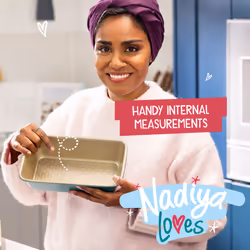 Prestige Nadiya Roast & Bake Tin in Teal Sturdy Non Stick Bakeware - 9 x 13"