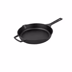 Prestige Cast Iron Skillet Frying Pan - Pouring Lips, Induction Oven Safe - 25cm