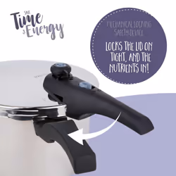 Prestige Smart Plus Pressure Cooker in Stainless Steel Induction Double Handle