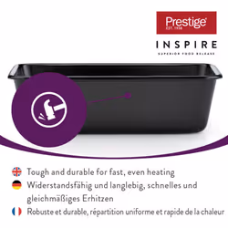 Prestige Inspire Non Stick Oven Tray Set Dishwasher Safe Carbon Steel Bakeware