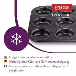 Prestige Inspire Non Stick Oven Tray Set Dishwasher Safe Carbon Steel Bakeware