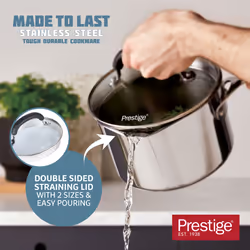 Prestige Made to Last Cookware Set with Soft Grip Silicone Handles - Pack of 5 - Additional view 4