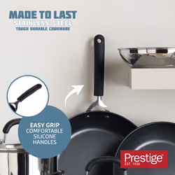 Prestige Made to Last Cookware Set with Soft Grip Silicone Handles - Pack of 5 - Additional view 6
