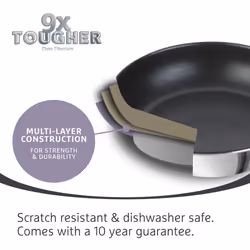 Prestige Cookware Set in Stainless Steel with Milk Pan - Non Stick - Pack of 4