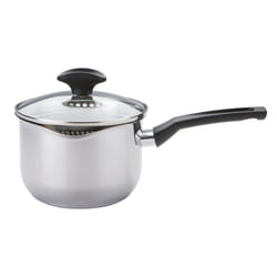 Prestige Cook & Strain Saucepan Set Stainless Steel Round Cookware - Pack of 3