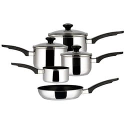 Prestige Cookware Set in Stainless Steel Dishwasher Safe Fry Pans - Pack of 5