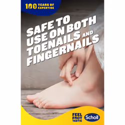 Nailcare Toenail clippers - Fingernail and Toenail Clippers by Scholl to Safetly Trim Tough or Thick Nails