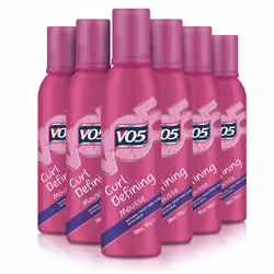 VO5 Smoothly Does it Curl Defining Mousse 200 ml - Pack of 6