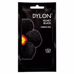 Dylon Fabric Dye Satchet 50g Intensive Black.