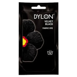 Dylon Fabric Dye Satchet 50g Intensive Black.
