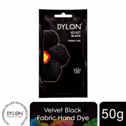 Dylon Fabric Dye Satchet 50g Intensive Black. - Additional view 5