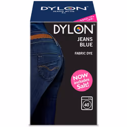 DYLON Jeans Blue Machine Dye 350g Includes Salt. Free Colour Guide