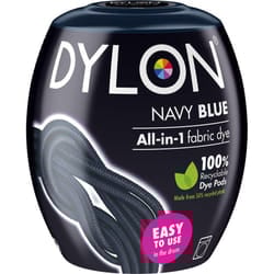 DYLON Washing Machine Fabric Dye Pod for Clothes & Soft Furnishings, 350g - Navy Blue