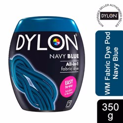 DYLON Washing Machine Fabric Dye Pod, Navy Blue, 350g