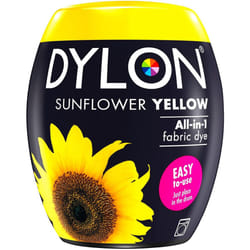 Dylon 350g Machine Dye Pods, Sunflower Yellow