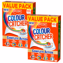 Dylon Colour Catcher Complete Action Laundry Sheets â 2 x 40 sheets