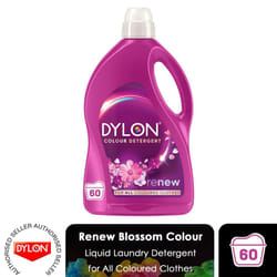 Dylon Blossom Liquid Laundry Detergent for All Coloured Clothes, 60 Washes