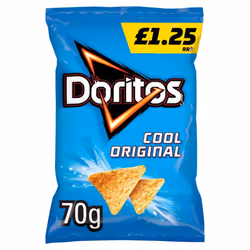 Doritos Cool Original Tortilla Chips Crisps 70g ( pack of 15 )