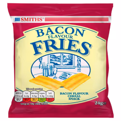 Smith's Savoury Snacks Selection Bacon Fries, 24 g, Pack of 24