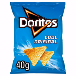 32 x Doritos Cool Original Tortilla Chips Crisps 40g Suitable for Vegetarians