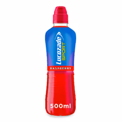 Lucozade Sport Drink Raspberry 500ml (Pack of 12)