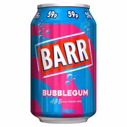 Barrs Bubblegum 330Ml (Pack of 24)