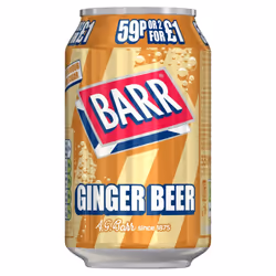 Barr Ginger Beer 330ml Can (Pack of 24)